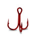 Крючок Gurza Round treble hook ST - 36 # 8 RED