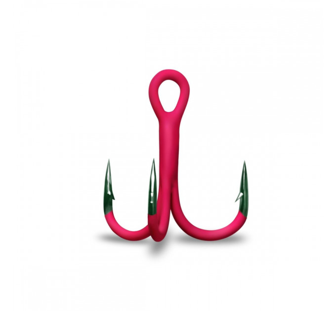 Крючок Gurza TREBLE ST-36 UV RED #2