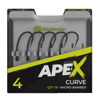 Крючок карповый RidgeMonkey Ape-X Curve Barbed size 6
