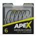 Крючок карповый RidgeMonkey Ape-X Medium Curve Barbed size 6