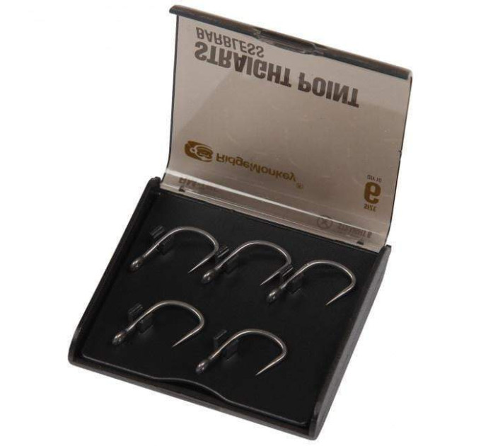 Крючок карповый RidgeMonkey RM-Tec Straight Point Barbless size 2