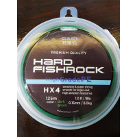 Шнур DAKI HX 4 PE 125m #1.5/0.20mm - 22LB/10kg Dark Green