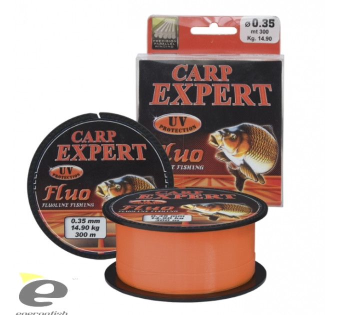Жилка Energofish Carp Expert UV Fluo Orange 300m 0.30mm 12.5kg