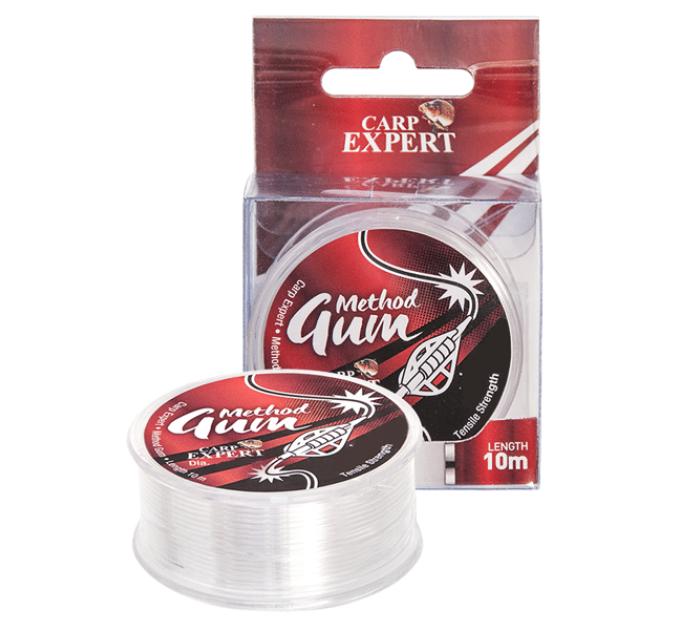 Амортизатор для фідера Energofish Carp Expert Method Gum Clear 10м 0.8мм 14кг