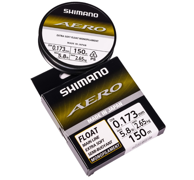 Волосінь Shimano Aero Float Line 150m 0,173mm - 2.65kg - UK Line Class 5lb Clear