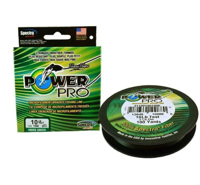 Шнур Power Pro 135m Moss Green 0.10mm 5kg/11lb