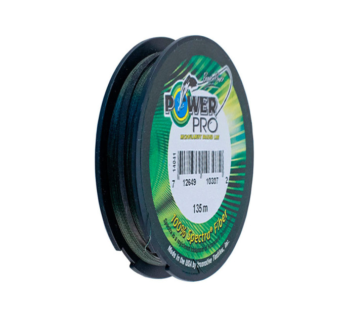 Шнур Power Pro 135m Moss Green 0.10mm 5kg/11lb