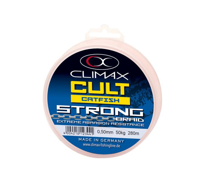 Шнур Climax CULT Catfish Strong , 280 m. 0,60 мм, 60 кг, brown