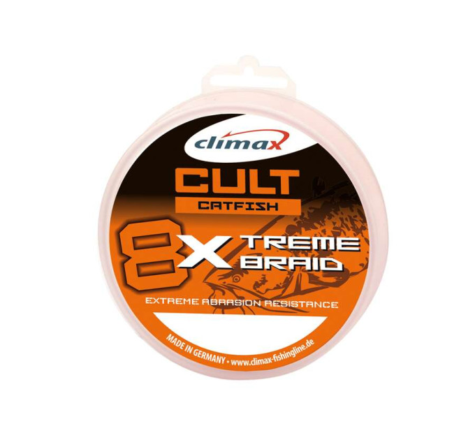 Шнур Climax CULT Catfish X-Treme Braid, 280 m. 0,50 мм, 47 кг, grey