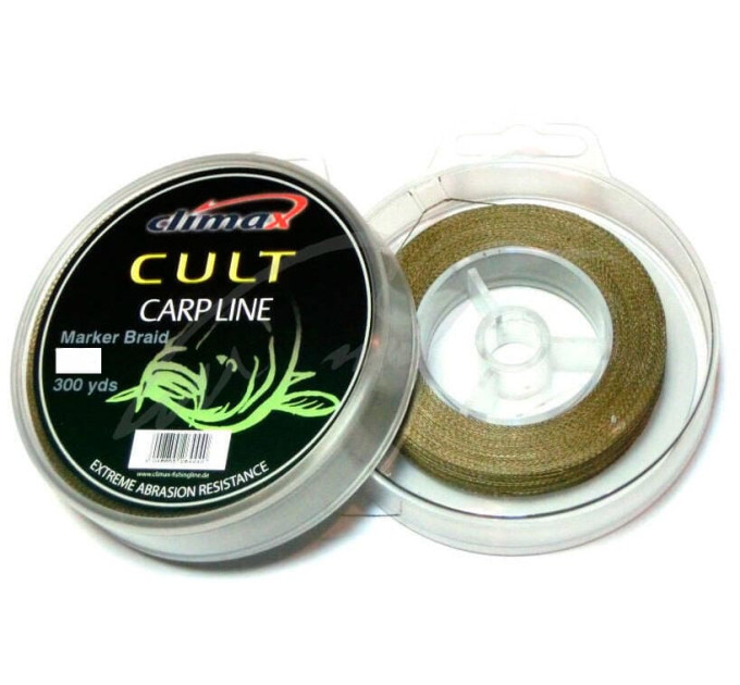 Шнур Climax Маркерный CULT MARKER BRAID 30lb 274 м зелений