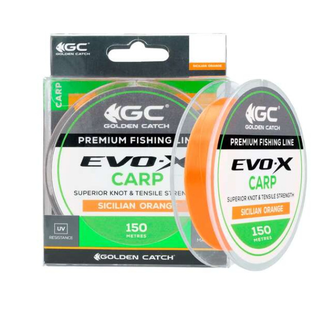Волосінь GC Evo-X Carp 150м Sicilian Orange 0.261мм