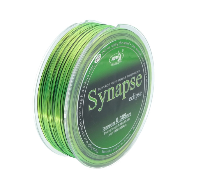 Жилка Katran Synapse Eclipse 1000m (neon-black) 0.286mm 13.55lb