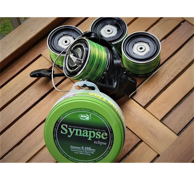 Жилка Katran Synapse Eclipse 1000m (neon-black) 0.286mm 13.55lb