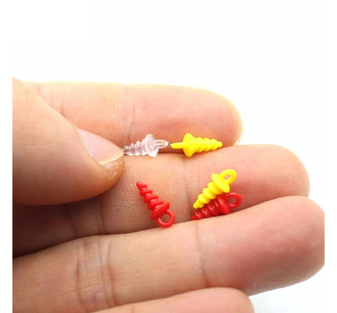 Гвинт для бойла CE Bait Screw 10мм 10шт білий