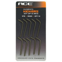 ACC187, KICKERS SIT UP&BEG STD SILT, комплект трубок темно-серый Dynamite Baits