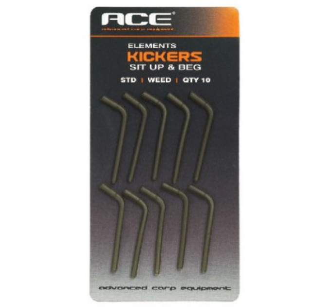 ACC187, KICKERS SIT UP&BEG STD SILT, комплект трубок темно-серый Dynamite Baits