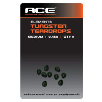 ACC142, TUNGSTEN TEARDROP BEADS LARGE, комплект Dynamite Baits