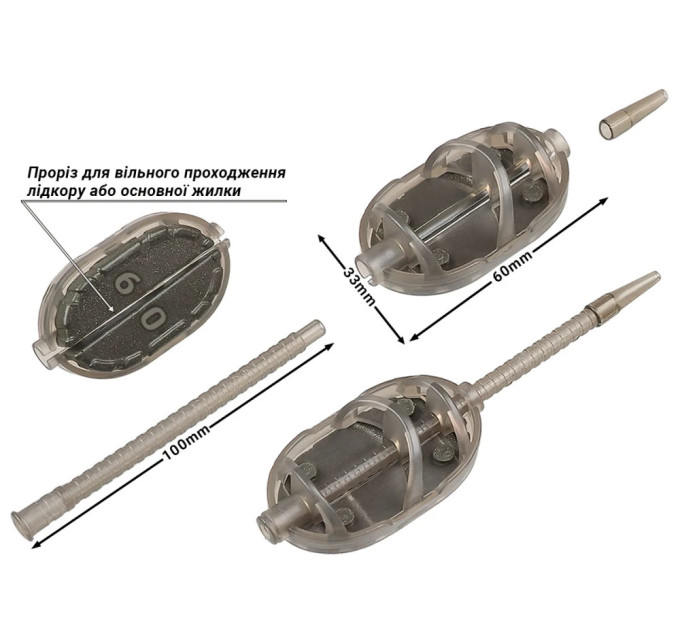 ПМ Кормушка быстросменная Fast Flat Feeder QTS L 30г