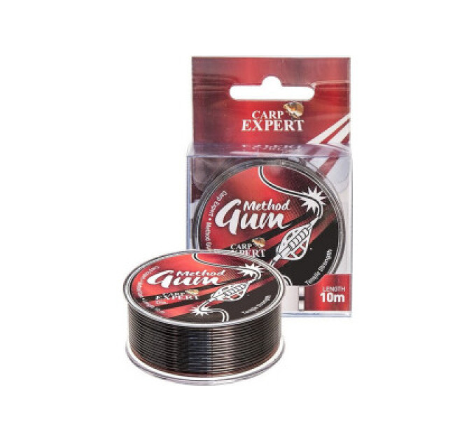 Амортизатор для фідера Energofish Carp Expert Method Gum Brown 10m 0.65mm 9.3kg