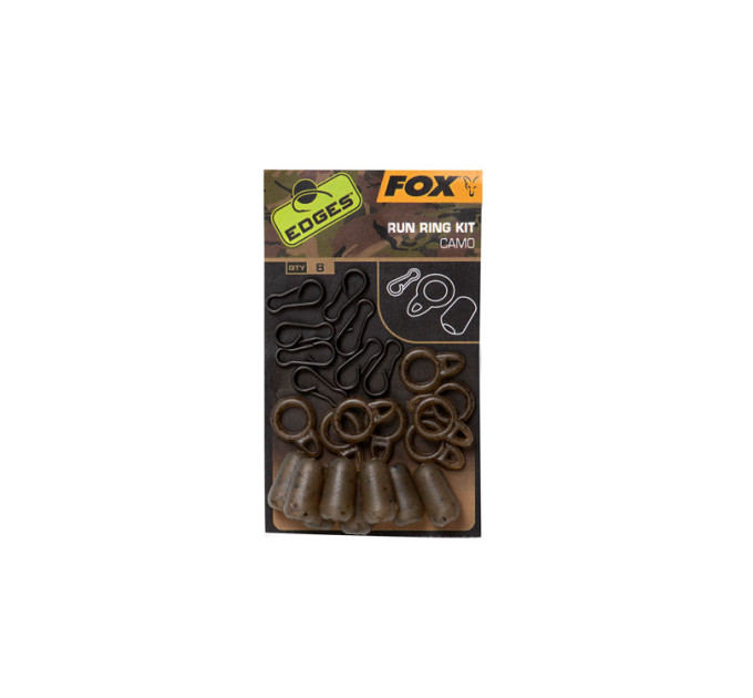 Fox Edges Camo Run Ring Kit x 8pcs CAC772