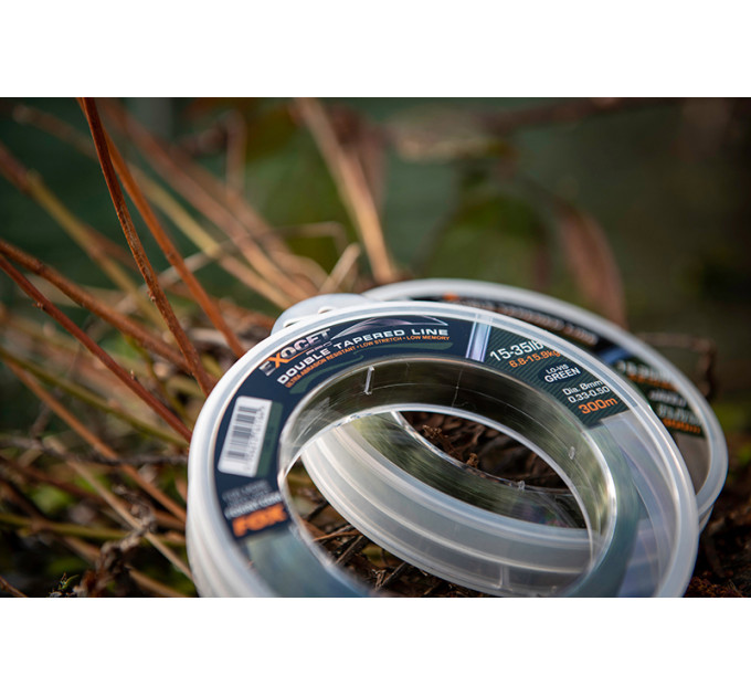 Fox Exocet Pro (Low vis green) tapered leaders x 3 12-30LB 0.33- 0.50mm - Монолідер конусний