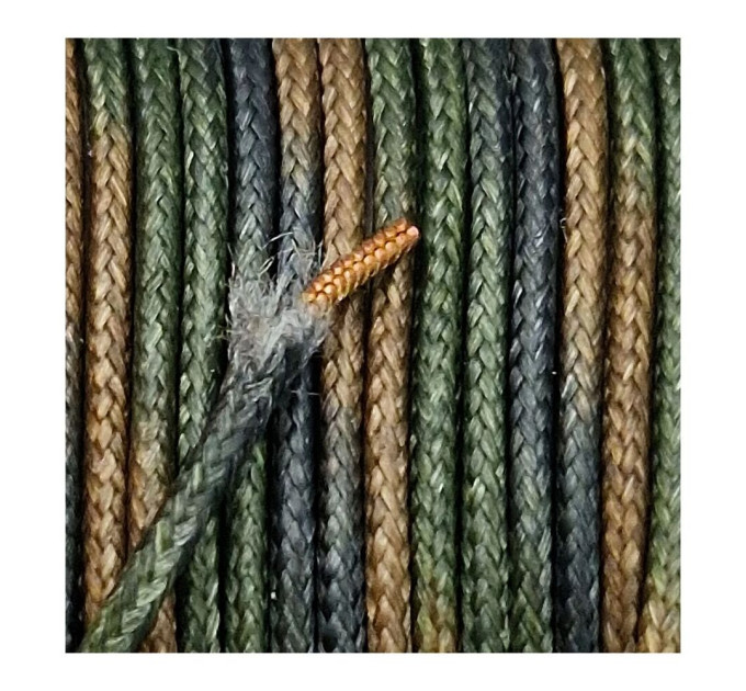 Лідкор Katran Chain Core Comodo 5m 80 lb Camo Brown Black