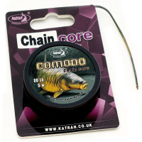 Лідкор Katran Chain Core Comodo 5m 80 lb Camo Brown Black