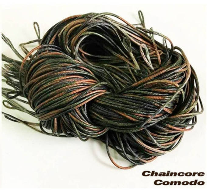 Лідкор Katran Chain Core Comodo 5m 80 lb Camo Brown Black