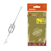 Оснащення коропове ORANGE #32 Arc Flat Metod Leadcore, для бойлу, 60 гр., в уп. 1 шт.