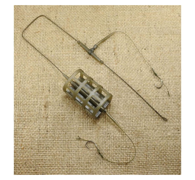 Оснащення коропове ORANGE #50 2 in 1 Cage Feeder Leadcore, для бойлу, 60 гр., в уп. 1 шт.