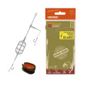 Оснащення коропове ORANGE #42/1 Classic Flat Method Leadcore + Mould, для бойлу, 30 гр, 1 шт