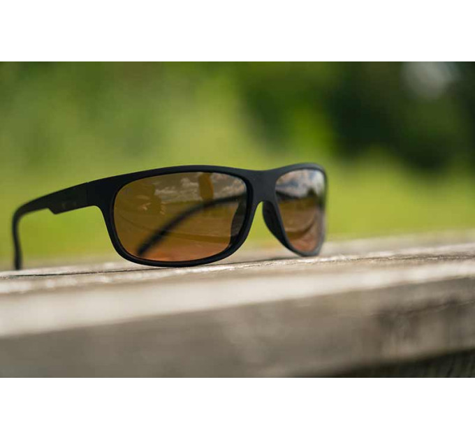 Fox Rage Matt Black Wrap Brown Lens Eyewear - Очки NSN015