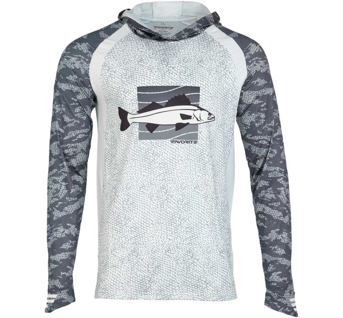 Реглан Favorite Hooded Jersey Zander M серый