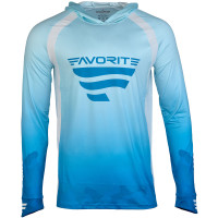 Реглан Favorite Hooded Jersey F Logo XL:голубой
