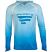 Реглан Favorite Hooded Jersey F Logo XL:голубой