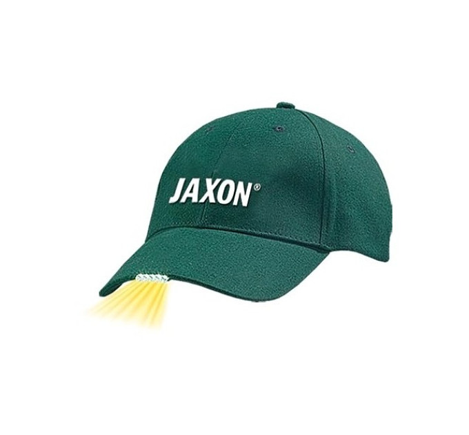 Бейсболка Jaxon UJ-CZX01C із ліхтариком 5 діодів, зелена