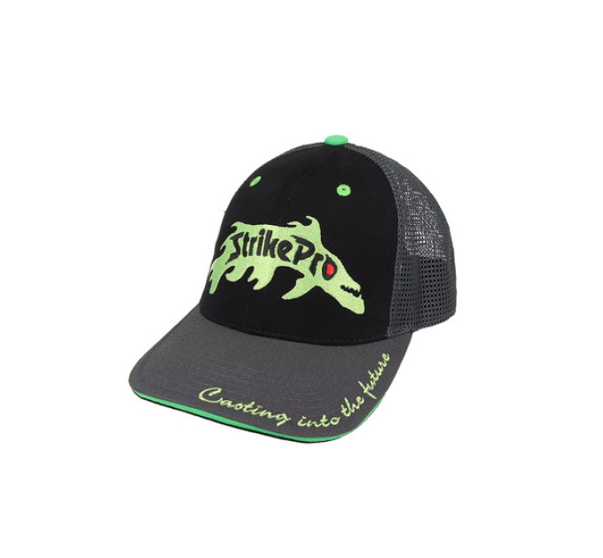 Бейсболка Strike Pro Trucker з сіткою сіра