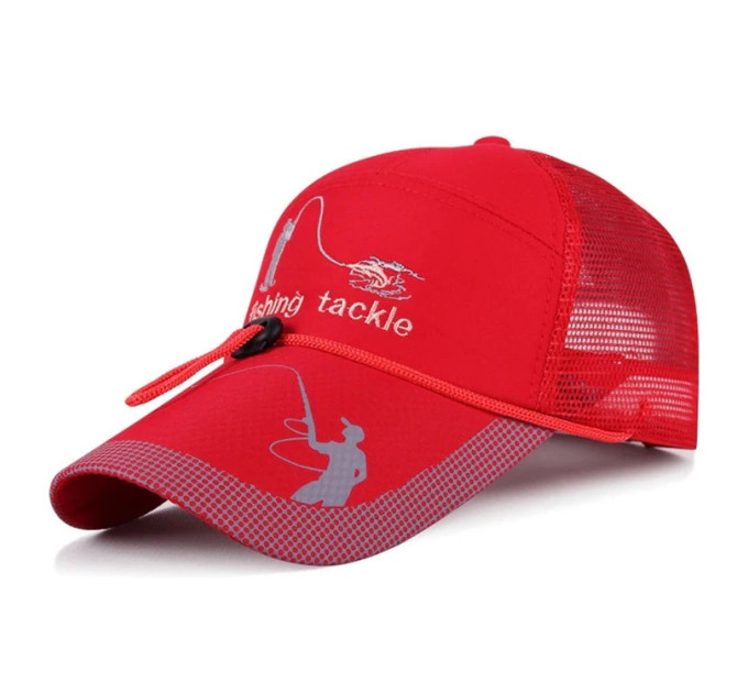 Бейсболка Fishing - Red