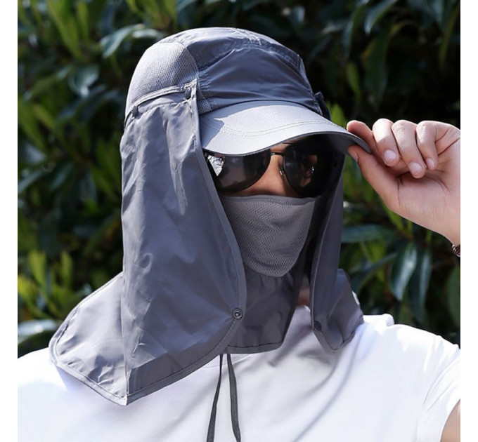 Бейсболка з захистом від UV, Light Gray
