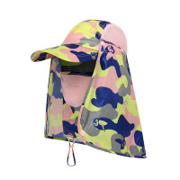 Бейсболка с защитой от UV, Camouflage Pink