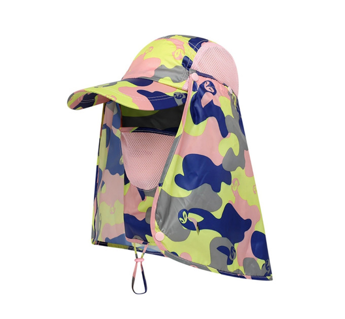 Бейсболка з захистом від UV, Camouflage Pink