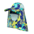 Бейсболка з захистом від UV, Camouflage Blue