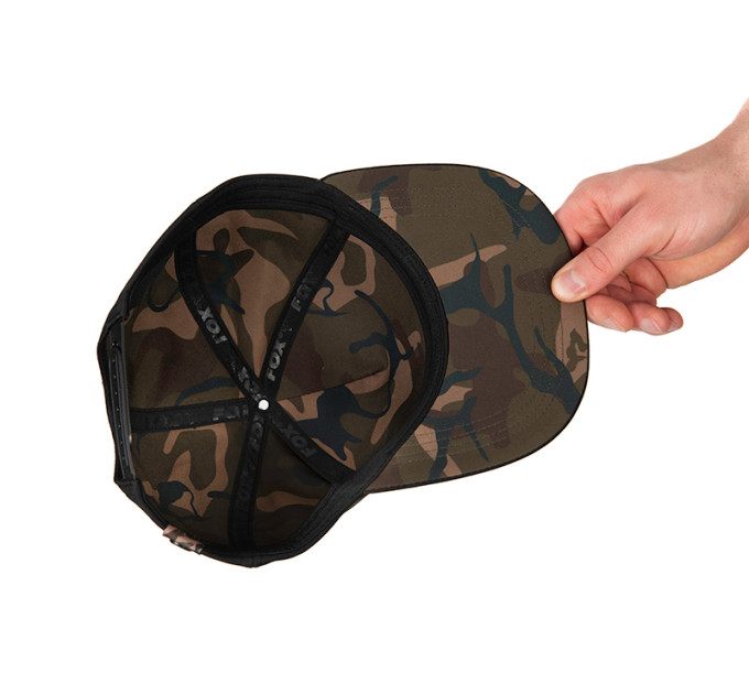 Fox Snapback hat Black / Camo - Бейсболка CHH029