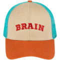 Кепка Brain Red Logo 60 beige/coffee