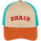 Кепка Brain Red Logo 60 beige/coffee