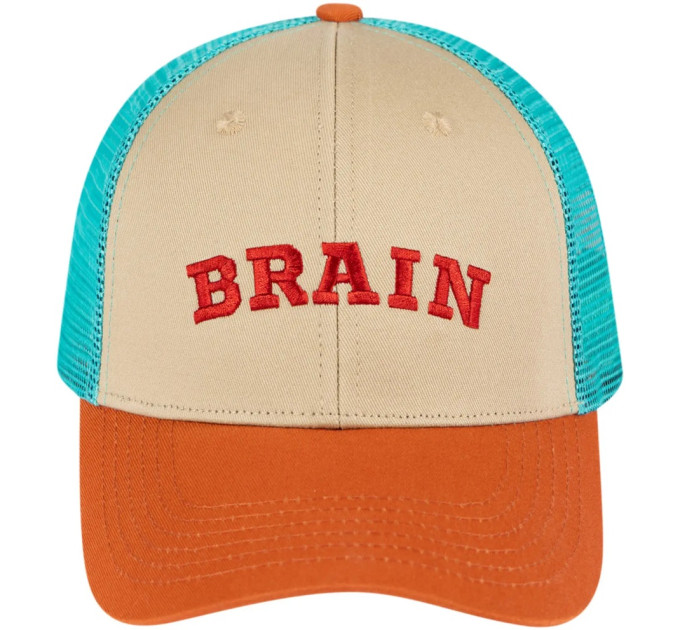 Кепка Brain Red Logo 60 beige/coffee