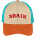 Кепка Brain Red Logo 60 beige/coffee
