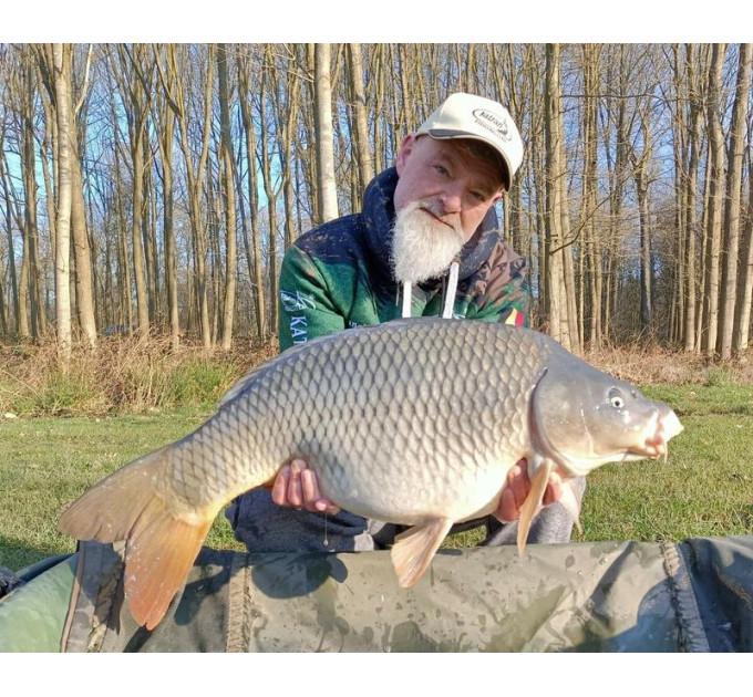 Кепка Katran beige with black carp peak