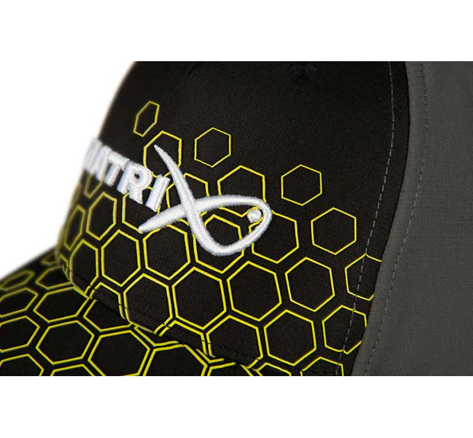 Matrix Hex Print Baseball Cap  - Black - Кепка
