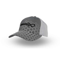 Matrix Hex Print Baseball Cap  - Grey - Кепка